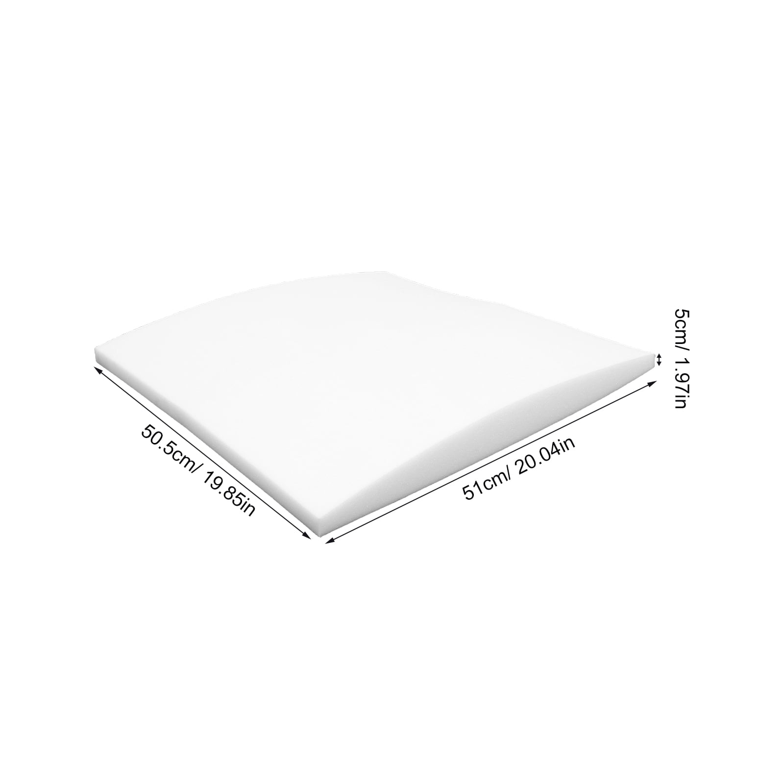 BESTYASH White Sofa Cushion Support Pad for Couch Sagging Repair and Enhanced Seating Comfort