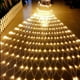 thumbnail image 2 of Guirnalda de luces LED de malla impermeable de 2 x 2 m y 3 x 2 m para ventana, cortina, luces navideñas para jardín, bodas, fiestas y vacaciones, 2 of 5