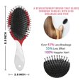 thumbnail image 6 of Red Christmas Reindeer Pattern Hair Brush,Girls Detangling Hair Brush,Glide Through Tangles with Ease for Wet & Dry Hair,8.8"X2.8", 6 of 7