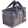 thumbnail image 1 of Bolsa de almuerzo aislada, caja de comida de almacenamiento de comida campestre de viaje, refrigerador térmico de totalizador portátil, 1 of 1