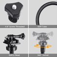 thumbnail image 4 of Camera Bracket With Enhanced Desk Jaw Clamp Flexible Gooseneck Stand For Webcam Brio 4k C925e C922x C922 C930e C930 C920 C615, 4 of 5