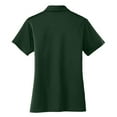 thumbnail image 6 of Womens Silk Touch Polyester Performance Polo Dark Green 3X-Large, 6 of 6