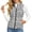 Black Leopard Print, variant on Leopard Print Women's Quilted Vest with Zipper Pockets, Lightweight Elastic Polyester Padded Vest for Winter Outdoor Daily Wear