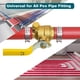 thumbnail image 5 of Pinzas PEX LOKMAN, 50 unidades, acero inoxidable, 1/2 pulgada, 5 of 7