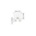thumbnail image 2 of Unique Bargains 2.54mm Jumper Caps Shunts Short Circuit Connection Pin Blocks, White 50 Pack, 2 of 4