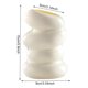 thumbnail image 4 of Florero Nórdico en Espiral Maceta Flores Secas para Del Y La () Blanco, 4 of 6