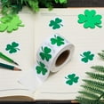 thumbnail image 5 of Denbek St. Patrick's Day Sticker Roll, Shamrock Stickers 500 Pieces, Irish Shamrock Sticker Roll for Box Packaging Card Party Decoration Supplies, St. Patrick's Day Stickers (3.8Cm), 5 of 9