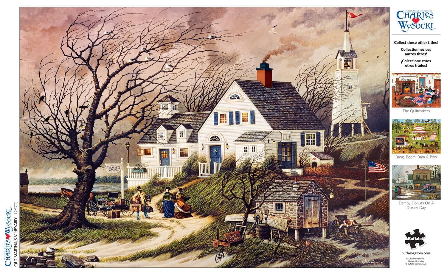 Buffalo Games - Charles Wysocki - Old Martha's Vineyard - 300 Piece Jigsaw Puzzle