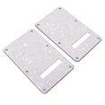 thumbnail image 2 of 2Pcs Electric Guitar Backplate Guitar Cavity Cover Plate Pickguard PVC for Replacement White, 2 of 8