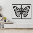 thumbnail image 2 of Cuadro Decorativo de Metal con Diseño mariposa Extra grande, 2 of 4