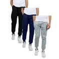 thumbnail image 3 of Galaxy by Harvic 3-Pack Mens Slim Fit Fleece Jogger Sweatpants (S-2XL), 3 of 7