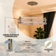 thumbnail image 2 of Lámpara de Techo Colgante LED 3 Niveles Brillo Cosmos Halo, candil decorativo de cristal para hoteles, restaurantes y eventos, iluminación hogar elegante, 2 of 6