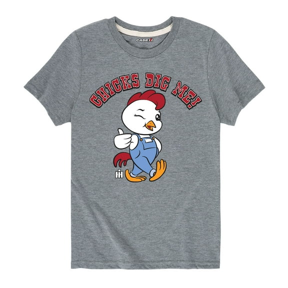 Chicks Dig Me Boys - CASE IH Toddler Short Sleeve Graphic T-Shirt