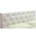 thumbnail image 3 of Furniture of America Manizales Platform Bed, California King, White, 3 of 5