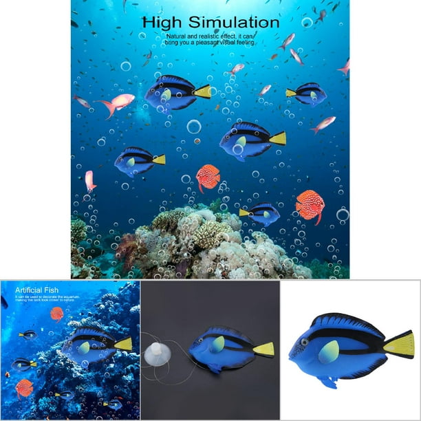 Silicone Simulation Fish, Natural Simulation Fake Fish, Floating Home  Decorating And Salt Water For Aquarium Fish 