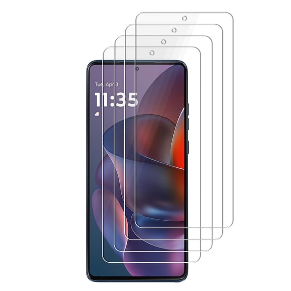 UZWZW (4 Pack) Tempered Glass HD Clear Screen Protector for Motorola Moto G Stylus 5G (2025)