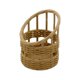 thumbnail image 4 of Cesta de picnic para casa de muñecas, escala 1/6, cesta tejida en miniatura, escena de vida, comida para acampar. Marrón claro, 4 of 9