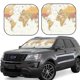 thumbnail image 1 of Balery World Map 1 Parasol para parabrisas de coche de 2 piezas | Parasol plegable para parabrisas delantero de coche para la mayoría de sedanes-Small, 1 of 6