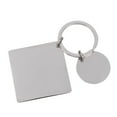 thumbnail image 2 of Date Calendar Keyring Stainless Steel Couple Keychain Key Ring Wedding Aniversary Memory Gift, 2 of 8