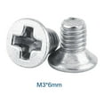 thumbnail image 1 of Oubit Boulon 100pcs Sac Tête Plate Tête Croisée Vis Machine Vis Construction Robuste, 1 of 1