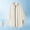 Beige, variant on HOMBOM Adults Waterproof Rain Ponchos PU Raincoat Hooded Emergency Outdoor Rain Jacket for Women Lightweight
