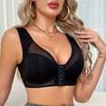 thumbnail image 2 of Riecok Sports Bras for Women Push Up Wireless Bras Plus Size Mesh Bras Breathable Comfortable Bras, 2 of 7