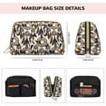 thumbnail image 5 of Gaeub Dreamcatcher Printed Travel Cosmetic Bag,Makeup Bag, Large Capacity Toiletry Bag for Women, Portable Pouch Make Up Organizer with Zipper and Divider, 5 of 8