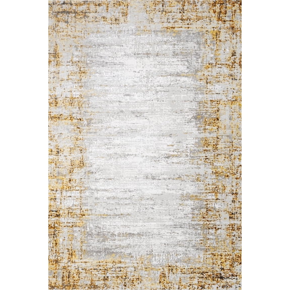 Orange Abstract Area Rugs for Living Room Washable Rugs Boho Moroccan Area Rug Soft Neutral Geometric Bohemian Carpet Distressed Indoor Rug for Bedroom Dining Room Office Foldable Nonslip Rug