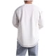 thumbnail image 5 of Blusas y camisas de manga larga y cuello redondo para hombre, estilo casual, de color liso, de poliéster y algodón., 5 of 5