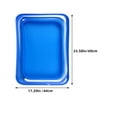 thumbnail image 6 of RENACLIPY 2Pcs Inflatable Ice Serving Bar Cooler Tray Blue Floating Drink and Salad Buffet for Party, 6 of 7