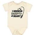 thumbnail image 3 of Inktastic I Hooked Daddy's Heart with Fishing Rod Boys or Girls Baby Bodysuit, 3 of 5
