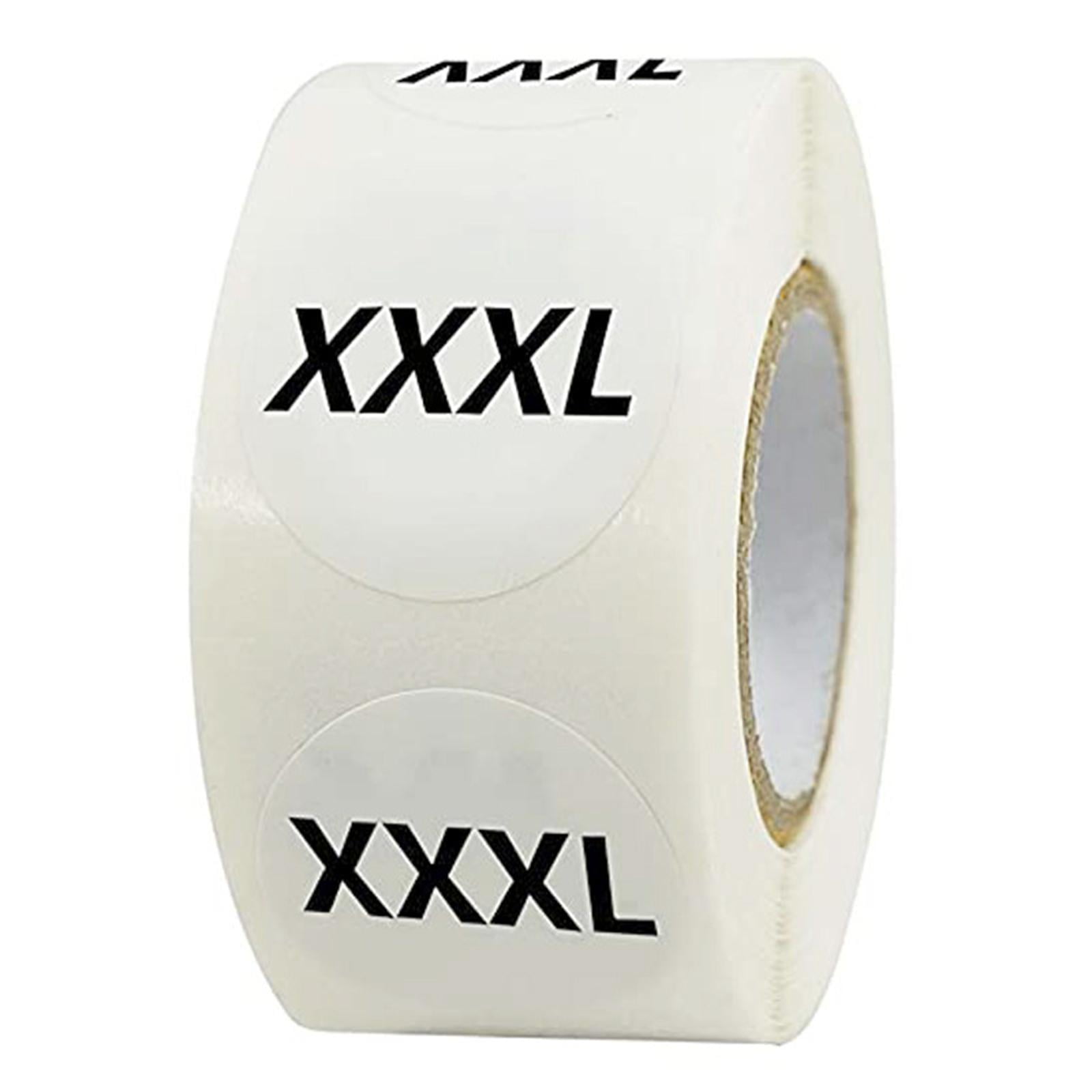 Details about   7Roll/3500x Round Paper Clothing Garment Size Labels Stickers Scrapbooking 