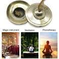 thumbnail image 5 of Tibetan Tingsha Cymbals - 6.5 Cm - Lucky Symbols Embossed，Percussion Instrument -C, 5 of 5