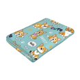thumbnail image 3 of Easygdp Cute Dogs Corgi Beach Towel 27.5X55 Inches Quick Dry Pool Towel Travel Compact Bath Towel Sandproof Beach Blanket Towel for Swimming, 3 of 6