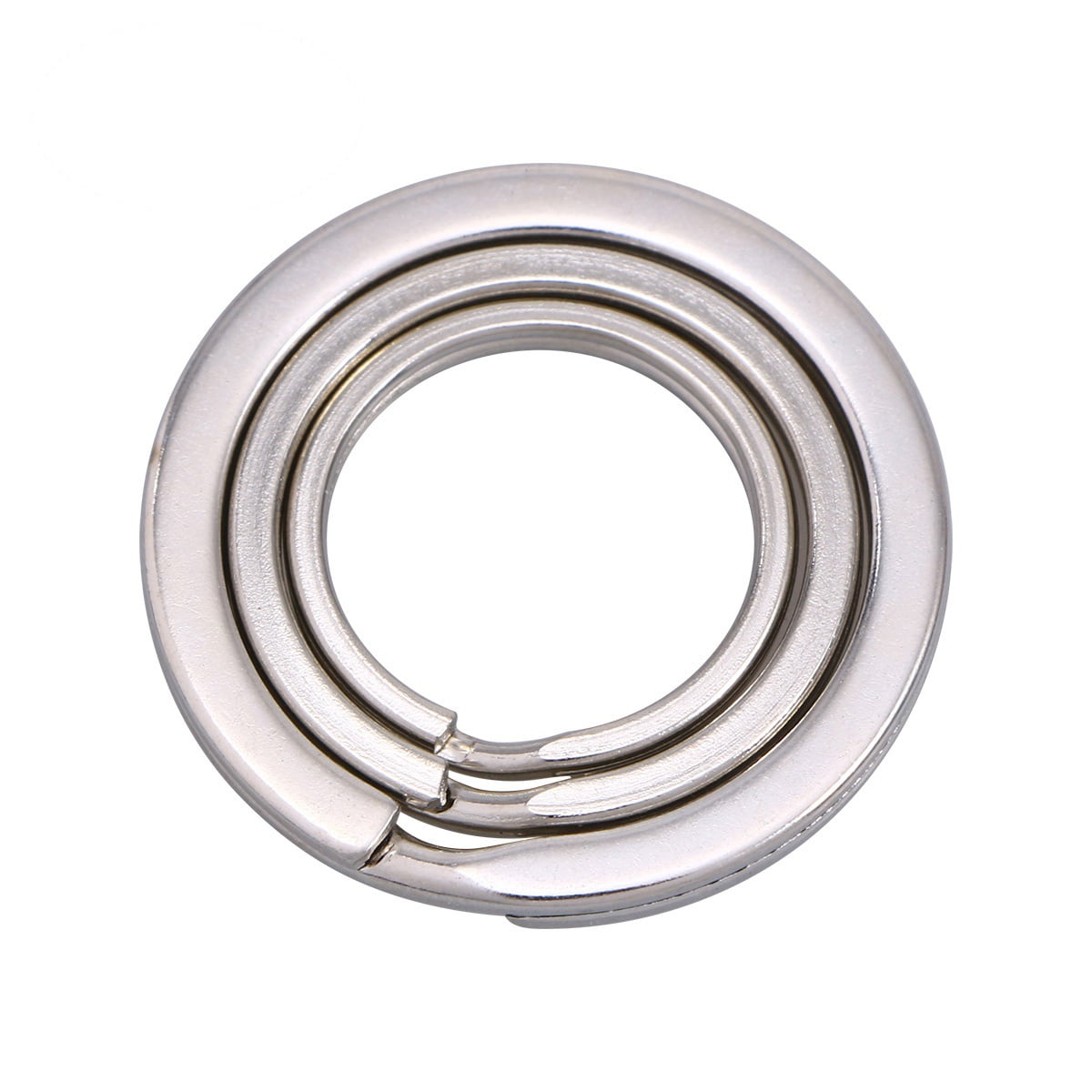 Lot De 85 Anneaux Porte-clés En Métal - 25 Mm - Caianwin Plats Et Ronds