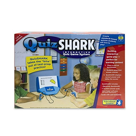Educational Insights Quiz Shark - Card Game Using Quizshark Software Interactive Quiz System (Best Way To Sell Used Games)
