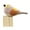 Wood color3, variant on Ovzne Hand-Carved Painted Wooden Bird Figurines - Home Decor Accents (Bird: 11×5×4Cm; Wooden Block: 5×5×5Cm) - Sculptures Ornaments For Shelf, Table, Living Room Gift