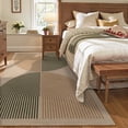thumbnail image 3 of RUG ROBOT 5'x7' Easy Jute Rug, Washable Non Slip Area Rugs for Living Room, Modern Rainbow Indoor Outdoor Rugs, Farmhouse Carpet Natural Rug for Dining Room Bedroom Deck Porch, 3 of 10