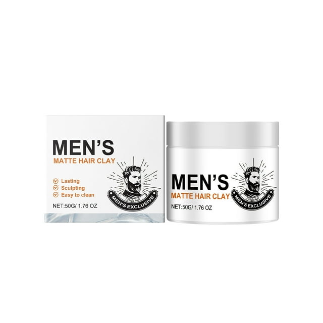 Fiudx Cera para Peinar El Cabello, Crema Natural de Larga Duración, Fórmula Ligera y No Grasa, Fácil de Limpiar y Peinar, Cuidado Diario Del Cabello, Ideal para Todo Tipo de Cabello, Capacidad de 50