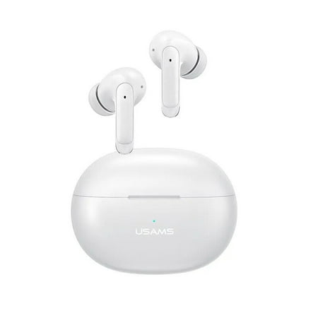 for ZTE Axon 30 Ultra Wireless Earbuds Bluetooth 5.3 Headphones with Charging Case,Wireless Earbuds with Noise Cancelling HD Mic,Waterproof Earphones,Touch Control - White