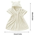 thumbnail image 3 of Clearance Under 10$! Children's Hooded Towel Bath Towel Fiber Absorbent Towel Cleaning Towel Hooded Children's Cape Children's Bath Towel, 3 of 7