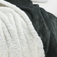 thumbnail image 4 of Catalonia Fleece Sherpa Throw Blanket 50" x 60" Reversible Fuzzy Micro Plush All Season TV Blanket for Bed or Couch, 4 of 7