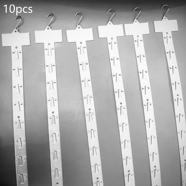 10 Unids Tiras Colgantes Perfecl Exhibición al por Percha Soporte con etiqueta de precio Cabe