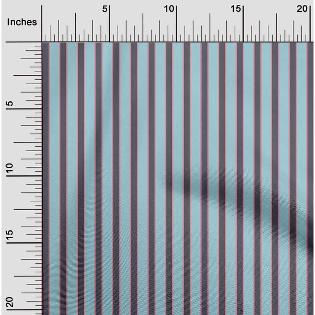 oneOone Polyester Lycra Fabric Shadow Stripe Print Sewing Fabric BTY 56 Inch Wide