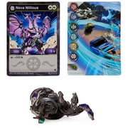 Bakugan Legends, Nova Nillious (Black), Light Up Bakugan Action Figures with Trading Card