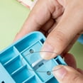 thumbnail image 4 of Clearance! Delayuji Home Decor Homemade Index Label Punching Machine Diy Manual Ledger Divider Punching Machine Creative Children'S Manual Embossing Machine One Size Blue, 4 of 9