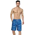 thumbnail image 6 of ANFERRY Mens Swim Trunks Quick Dry Swim Board Shorts Beach Short with Pockets Print Elastic Waist Bathing Suit Swimsuit, 6 of 8