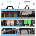 thumbnail image 2 of KABAQOO Women Extra Large Beach Bag Shop Grocery Bag Picnic Mesh Travel Tote Bag with Zip and Pocket, 2 of 6