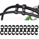 thumbnail image 2 of Bicicleta 10 Uds. Cable de engranaje de freno de bicicleta Clips de estilo S gancho de línea de guía de manguera (negro) Ehuebsd  Para Eestrenar, 2 of 9