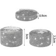 thumbnail image 3 of 4 Rolls Crystal Rhinestone Diamond Ribbon, Self-adhesive Rhinestones Ribbon, 3 of 5